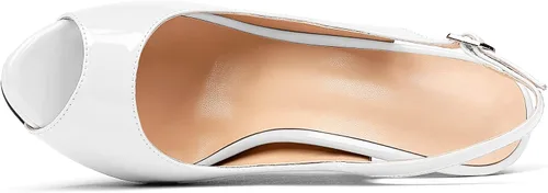 Vista 3 de YODEKS Zapatos de vestir de fiesta con plataforma y tacón alto para mujer