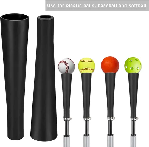 Vista 4 de BaseGoal Baseball & Softball Batting Tee,Portable Hitting Tee,with Heavy Duty Base,Rolled Flexible Rubber Top,Adjustable Height for Kids or Adults