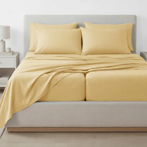 Vista 52 de Southshore Fine Living, Inc. Juego de sábanas de 4 piezas, 21 pulgadas de profundidad con sábana bajera, microfibra suave, sábana encimera de gran