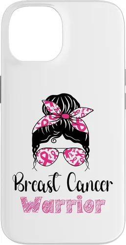 Vista 4 de iPhone 16 Breast Cancer Warrior Breast Cancer Awareness Case