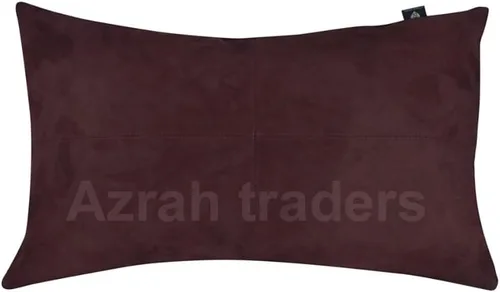 Vista 3 de Funda de almohada de piel de cordero Sued - Funda de cojín para sofá, fundas rectangulares decorativas para sala de estar y dormitorio, 10 x 18