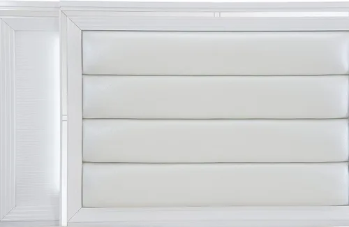 Vista 7 de Lexicon Barrett - Cama de plataforma con almacenamiento de estribo, tamaño Queen, color blanco