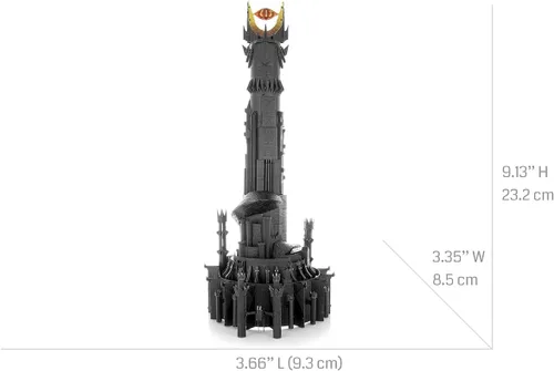 Vista 3 de Metal Earth Fascinations Premium Series El Señor de los Anillos Barad Dur 3D Kit de modelo de metal