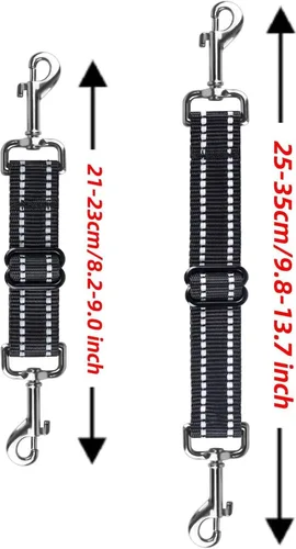Vista 7 de Clip de seguridad para perro, clip de seguridad para collar de punta, 2 piezas de clip de seguridad para collar de perro, clip de seguridad