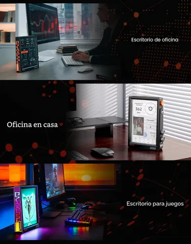Vista 6 de Divoom Times Frame – Marco de fotos digital WiFi 6 de 10.1 pulgadas y pantalla de escritorio inteligente, sin suscripción, 64 GB Envía fotos