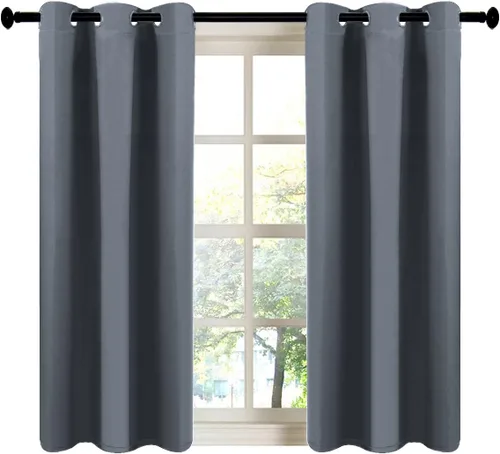 Vista 134 de LA PALMA Cortinas opacas con aislamiento térmico y ojales, para sala de estar, dormitorio, paquete de 2 paneles