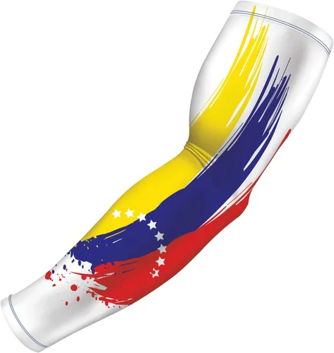 Vista 15 de B-Driven Sports Sleeve Pro-Fit - Manga Patriótica - Estados Unidos, Cuba, México, Israel, Canadá, Venezuela, Rep. Dominicana - Individual