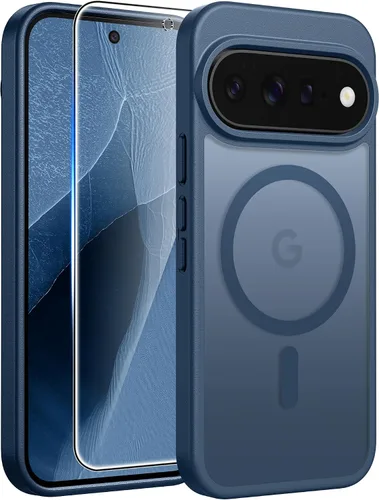 Vista 25 de FNTCASE - Funda para iPhone 16 Pro: magnética, mate, translúcida, de grado militar, protectora contra caídas, resistente, fina, duradera y a prueba