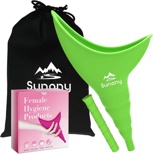 Vista 15 de Female Urination Device, Reusable Female Urinal Silicone Women Pee Funnel Allows Women to Pee Standing Up, The Perfect Companion for