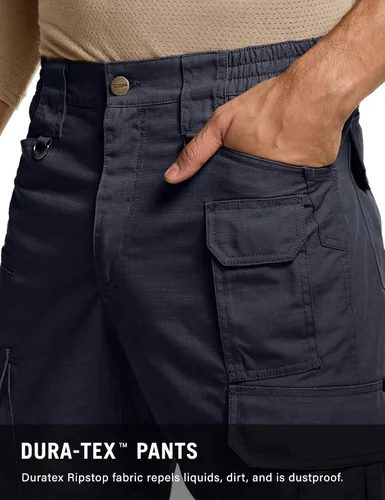 Vista 5 de CQR Men's Tactical Pants, Water Resistant Ripstop Cargo Pants, Lightweight EDC Work Hiking Pants, Outdoor Apparel