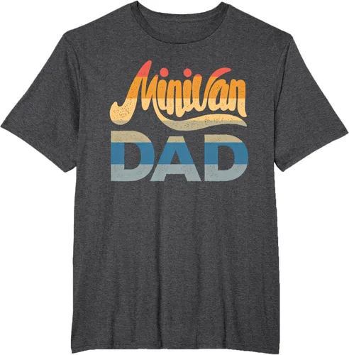 Vista 13 de Minivan Dad Mini Van Proud Father Funny Parent Camiseta con cita para papá, Negro