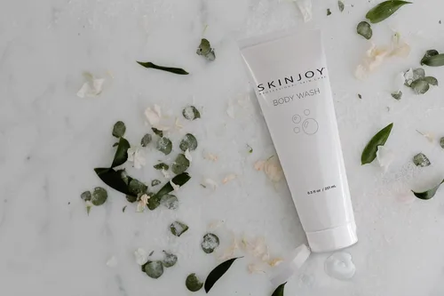 Vista 5 de Skinjoy Gel de baño hidratante para el cuidado de la piel, gel corporal hidratante para piel seca, gel corporal natural, sin parabenos, sin
