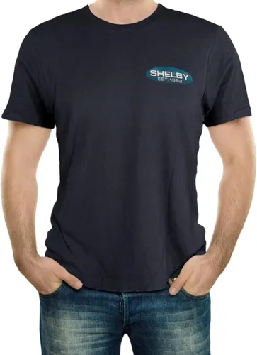 Vista 2 de Camiseta Shelby Patriotic Flag Gris Oscuro Producto Shelby con licencia oficial 100 algodón