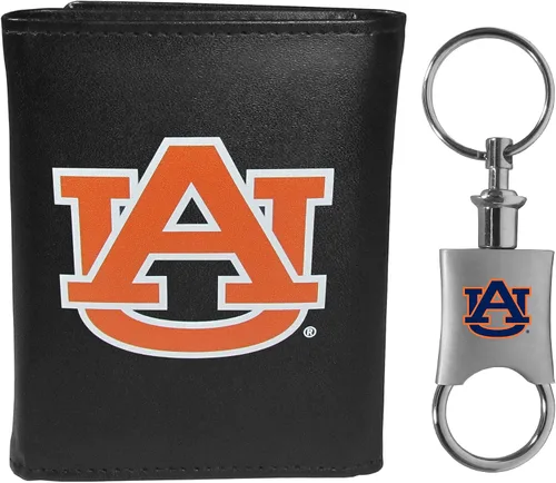Vista 13 de Siskiyou Sports Leather Tri-fold Wallet & Valet Key Chain