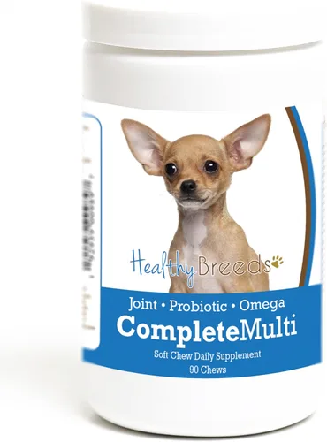 Vista 345 de Healthy Breeds Affenpinscher todo en uno multivitamínico suave masticable 60