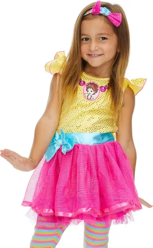 Vista 2 de Disney Fancy Nancy - Conjunto de 3 piezas de leggings y diadema para vestir de bebé a niño grande
