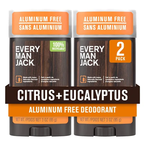 Vista 13 de Every Man Jack Desodorante para Hombre de Ámbar + Sándalo - Mantén la Frescura con Desodorante sin Aluminio Para Todos los Tipos de Piel - Elimina
