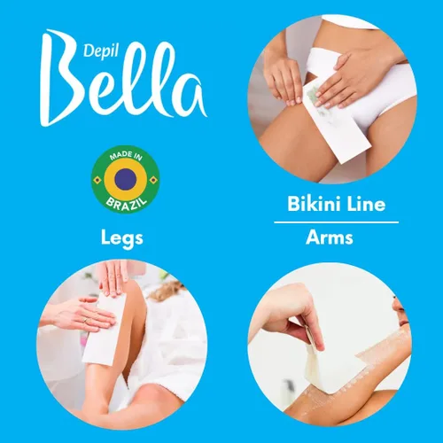 Vista 7 de Depil Bella Rollo de cera depilatoria con miel y propóleos Depilación corporal, cartucho de cera para depilación Para hombres y mujeres Auto