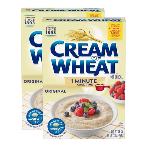 Vista 13 de Crema de trigo arce marrón azúcar caliente cereal, 2 1/2 minutos tiempo de cocción, 24 onzas (paquete de 12)