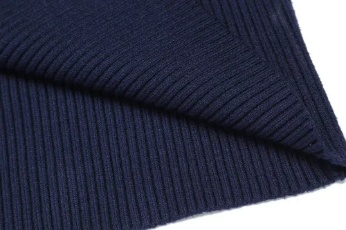 Vista 6 de COOFANDY - Suéter de punto para hombre, acanalado, entallado y con cuello de tortuga