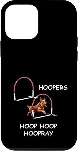 Vista 12 de iPhone 15 Dog Agility Dog Hoopers - Aussie Heeler - Hoop Hoop Hoopray Case