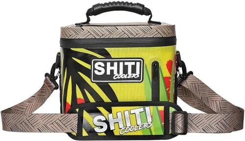 Vista 9 de SHITI Hieleras Enfriador para Camping, Viajes, Playa, Lonchera Suave para Alimentos, Bebidas y Hielo, Portátil, Impermeable, Bolsa Aislada de 24 El