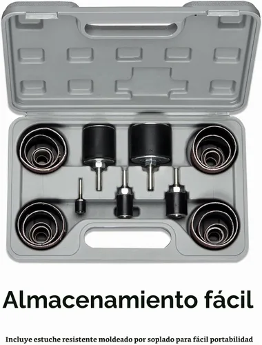Vista 4 de Lijado de Hiltex 10342 batería para carpintería, 26 piezas Una variedad de mangas y goma tambor