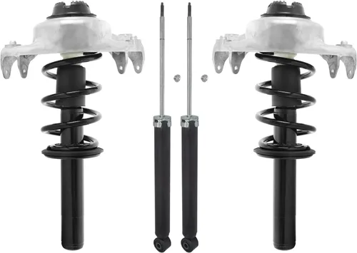 Vista 98 de Detroit Axle - Puntales y Amortiguadores para Chevy Traverse Buick Enclave GMC Acadia Saturn Outlook 2007-2012, 2 puntales delanteros con resorte