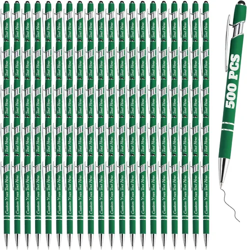 Vista 26 de Bolígrafos personalizados a granel 10 con nombre, grabados con punta de lápiz, bolígrafos de bola personalizados de escritura suave, regalos