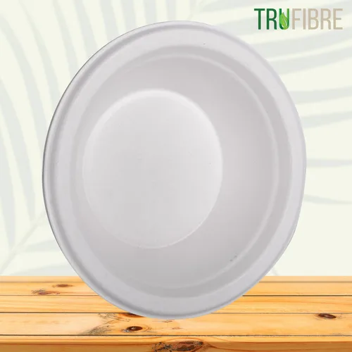 Vista 5 de Tazones de sopa desechables para alimentos calientes, paquete de 100, cuencos de papel de 12 onzas, bagazo compostable resistente, cuencos