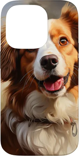 Vista 17 de iPhone 16 Kooikerhondje Portrait Colour Artwork Case