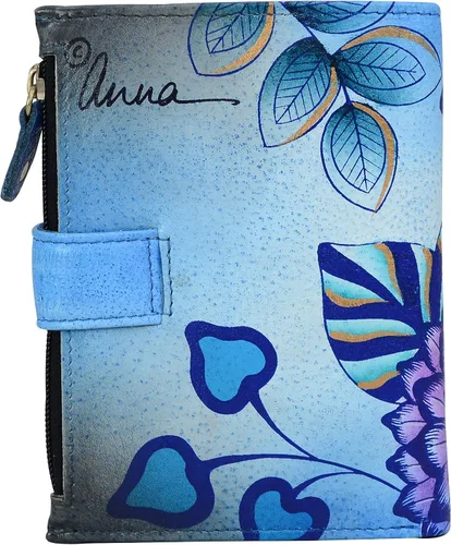 Vista 2 de Anna by Anuschka Cartera de mujer pintada a mano de cuero genuino para mujer