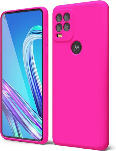 Vista 75 de oakxco para Motorola Moto G Stylus 5g 2021 Funda de teléfono de silicona líquida, delgada y suave, de goma de caucho, TPU, cubierta simple y lisa