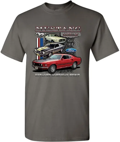 Vista 8 de Ford Mustang Classics Camiseta Muscle Car Untamed American Spirit