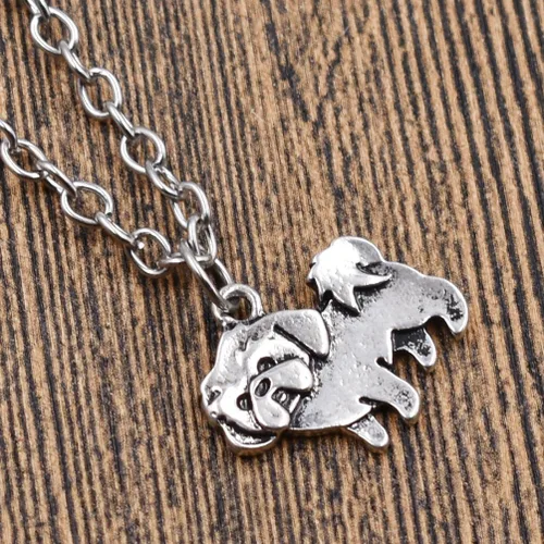 Vista 5 de BetterUS Shih Tzu - Collar con dije Shihtzu, regalo para amantes de los perros, Metal