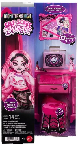 Vista 7 de Monster High Muñeca de Draculaura de Self-Scare Secrets