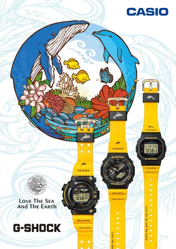 Vista 2 de Casio G-Shock FROGMAN GW-8200K-9JR Love The Sea and The Earth Reloj Solar (Japón Productos Genuinos Nacionales), Negro -, Moderno