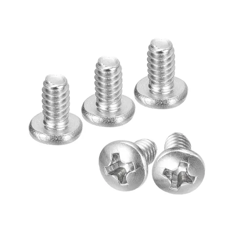 Vista 51 de uxcell Tornillos de máquina de cabeza redonda de 1/4-20x1, tornillo de acero inoxidable 304 18-8, accionamiento Phillips, totalmente roscado