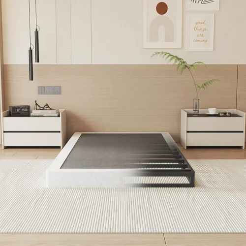 Vista 17 de NHODIR Base de cama con somier doble de 4 pulgadas