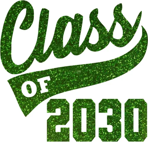 Vista 18 de Adhesivo de graduación para planchar, calcomanía para camisa de clase de 2030, parche de graduación HTV para graduados, color de tamaño de selección