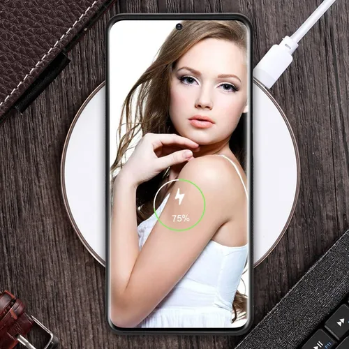 Vista 4 de Omio Ultra Thin Magical Nano Sticky Design Antigravity Funda Protectora Para Samsung Galaxy S21 Plus - Negro