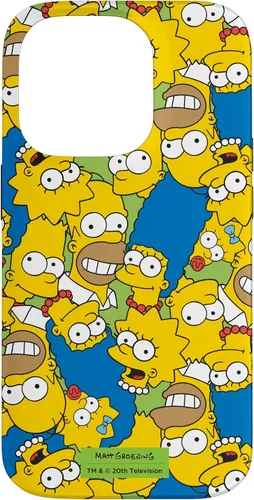 Vista 17 de The Simpsons Homer Marge Bart Lisa Maggie Print - Carcasa para iPhone 17