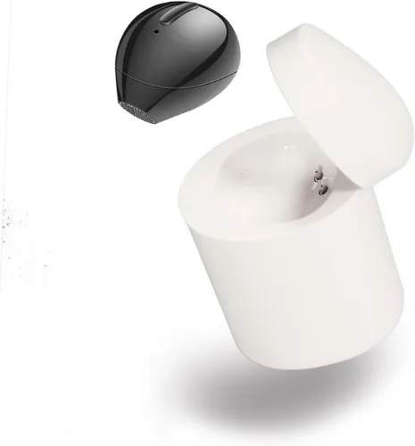 Vista 8 de Mini auriculares inalámbricos Bluetooth con micrófono, auriculares Bluetooth invisibles para mujeres y orejas pequeñas con control táctil, IPX5 Beige