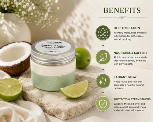 Vista 3 de Crema facial y corporal con verbena de coco y lima
