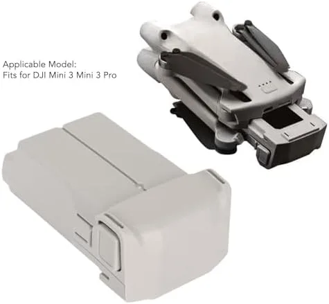 Vista 3 de Dpofirs Batería de repuesto Mini 3 Pro, 3850 mAh Mini 3 batería, batería de litio de repuesto para dron de larga duración para Mini 3 Mini 3 Pro