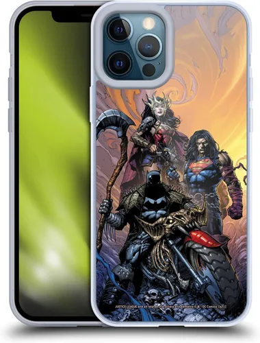 Vista 163 de Head Case Designs Funda de gel con licencia oficial de la Liga de la Justicia DC Comics #10 Darkseid War Comic Book Cover