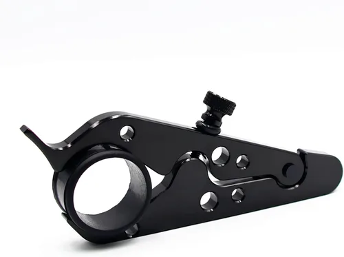 Vista 4 de Control de crucero de motocicleta,Muñeca de asistencia universal del acelerador Abrazadera de bloqueo de mano de aluminio con anillo de silicona