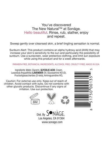 Vista 7 de Sonage Bare Essentials - Limpiador hidratante, almohadillas de ácido glicólico Glow To Go y aceite facial nutritivo Vitality Rutina perfecta