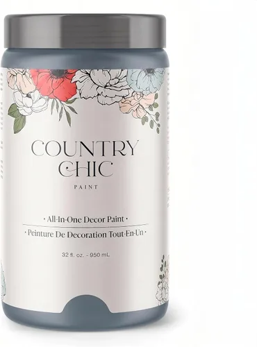 Vista 101 de Country Chic - Pintura a la tiza todo en uno para muebles y armarios, ecológica, acabado mate, con primer y sellador, para madera y metal, Alchemist