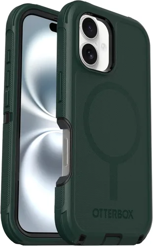 Vista 36 de OtterBox - Funda para iPhone 16, serie Defender, color azul (Baby Blue Jeans)